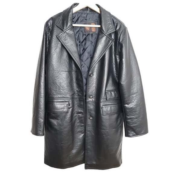 Vintage Gianni Versace Leather Jacket Hand Made In Italy - Picture 1 of 7